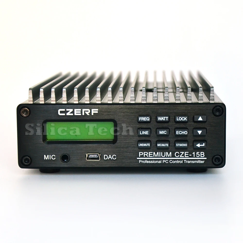 CZE 15b 15 Вт стерео PLL fm передатчик вещательная радиостанция + GP1 наружная антенна