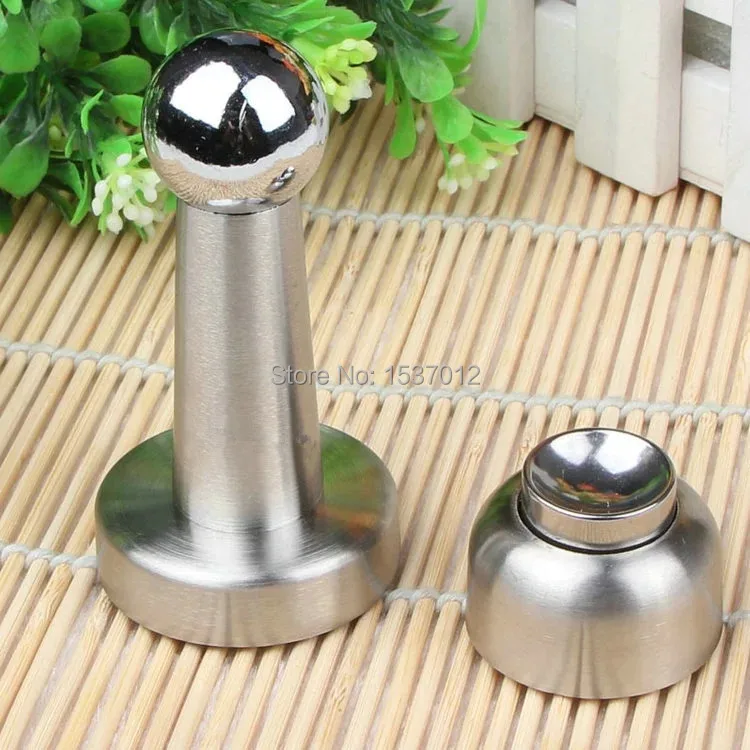 Thickening of stainless steel bathroom door stopperin Door Stops from Home Improvement on