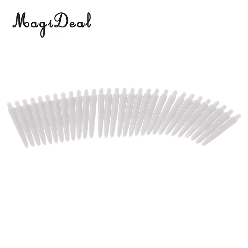 Indoor Game Pack of 30 Pcs 35mm 2BA Thread Plastic Nylon Soft Tip Darts Stems / Shafts Darts Replacement