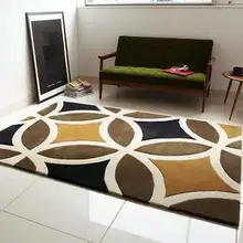 Краткое Современные формы ковер ручной работы полиакрилонитрильные волокна ковер 2 м x 3 м