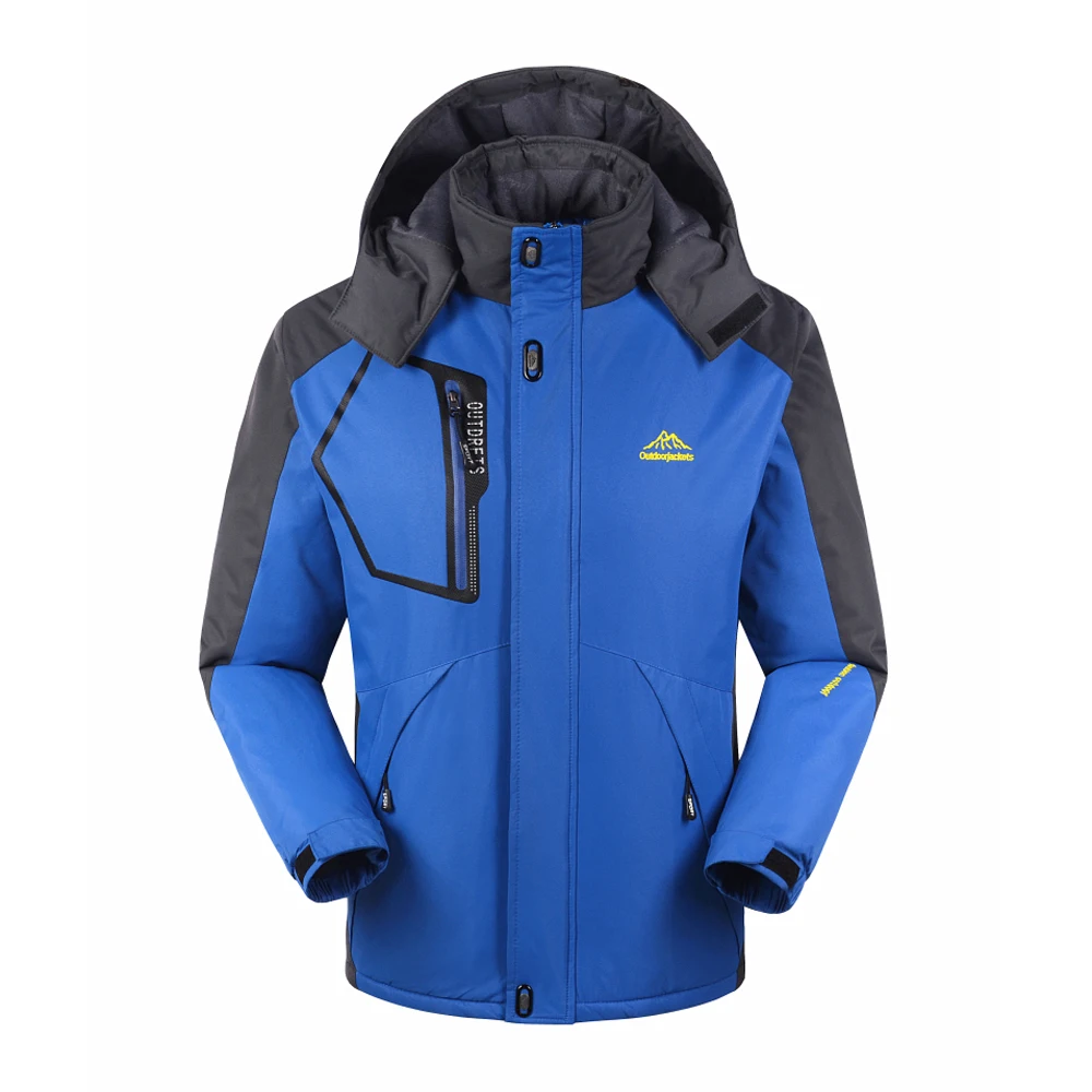 

New Plus Size M-8XL Hiking Jacket Winter Fleece Inner Thick Skiing Jackets Sport Outdoor Coat Men Women Waterproof Windbreaker