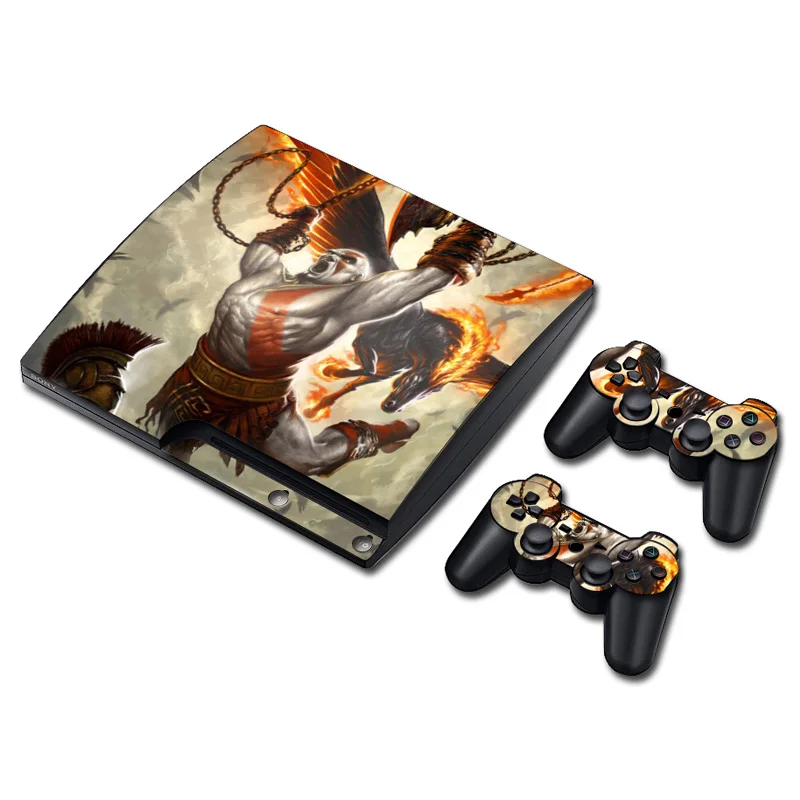 Игра God of War наклейка для PS3 Slim playstation 3 консоль и контроллеры для PS3 Skins Наклейка виниловая