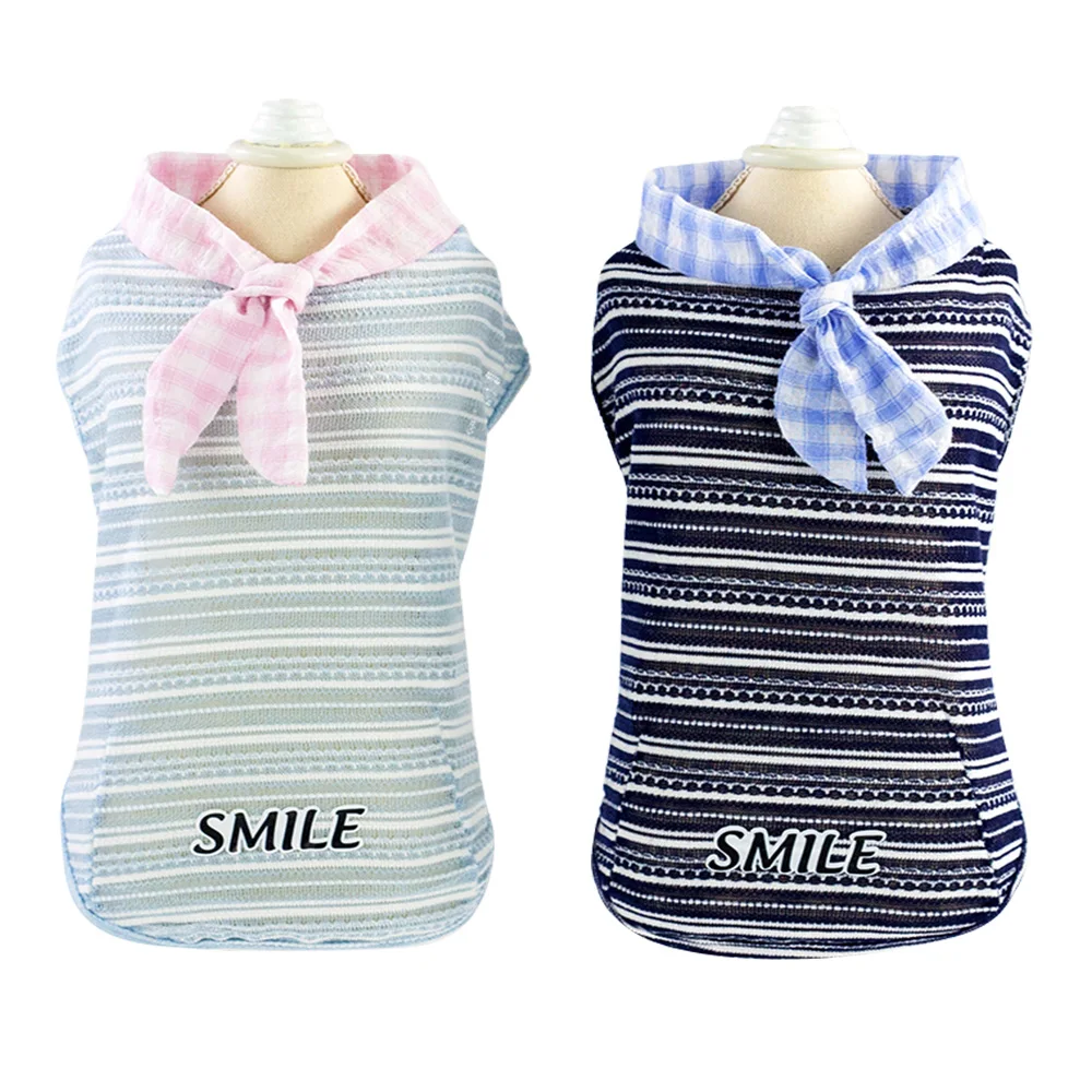

Clothes for Small Dogs Clothes for Pet Dog Costume Chihuahua Dogs Clothing Navy Shirt Pugs Vest Pet Clothing Puppy Cat Outfit 30