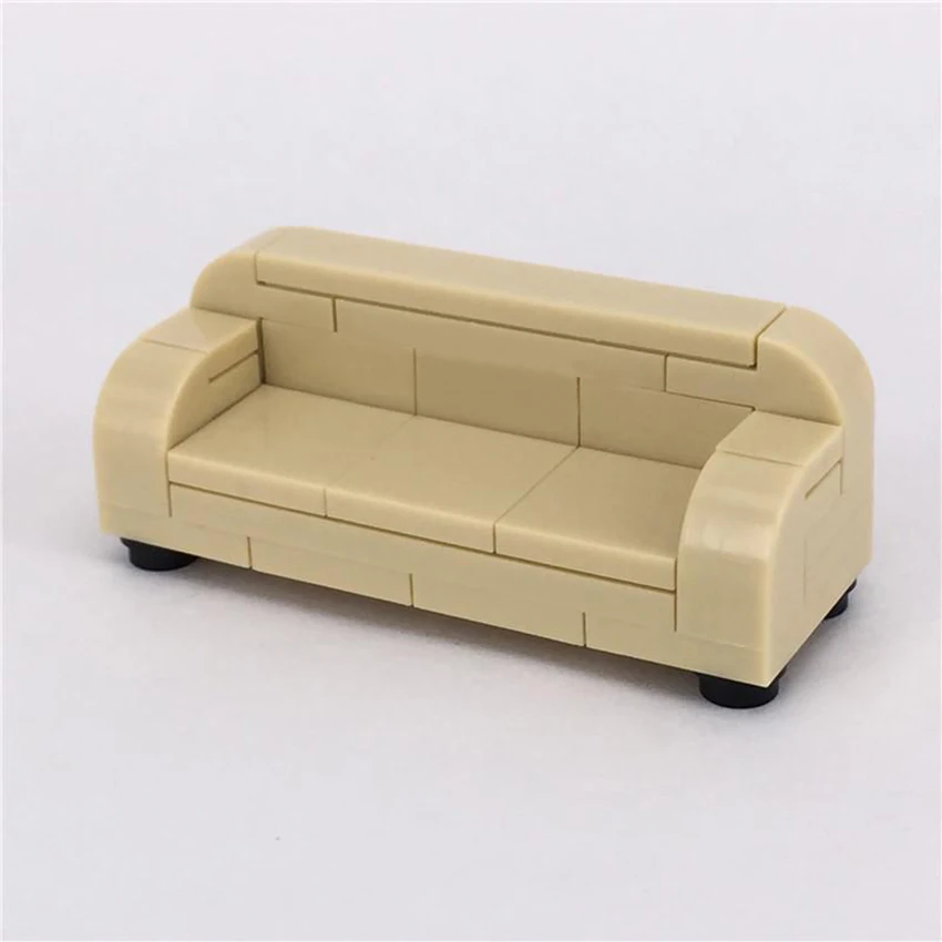 Living Room Furniture Sofa Table Chair Block Building Blocks Legoingly City MOC Accessories Bricks DIY Toys for Children (10)
