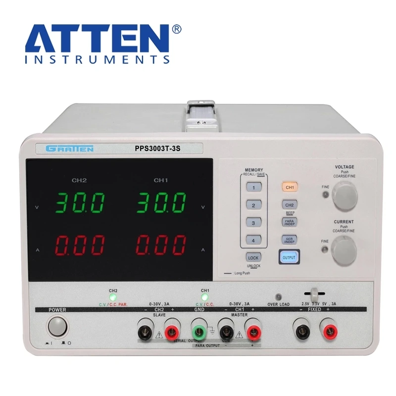 

ATTEN PPS3003T-3S Programmable DC power supply 30V3A Laboratory power supply USB interface computer programming