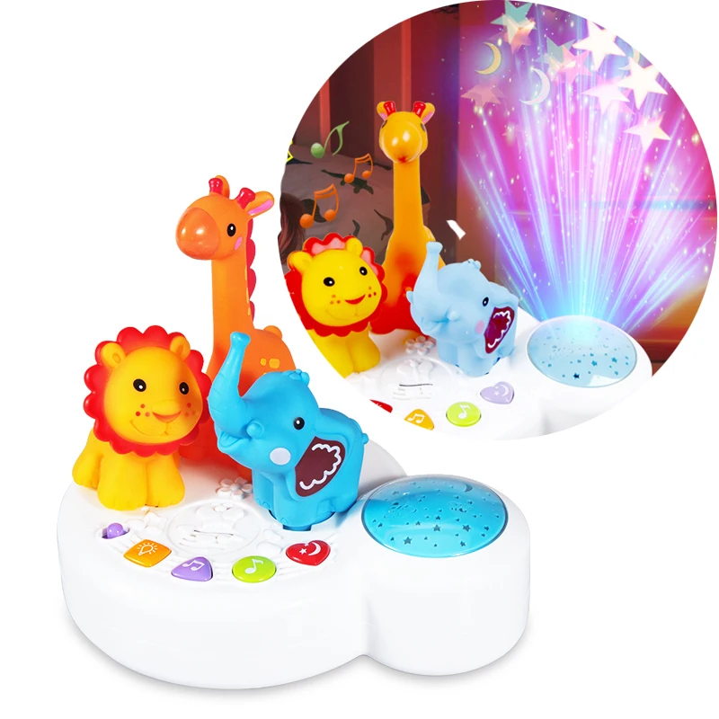 

Baby Toys 0 12 13 24 Months Musical Projection Toys for Baby Brinquedos Para Bebe Oyuncak Bebek Giraffe Baby Boy Toys