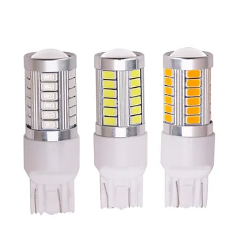 

New 2Pcs 7443 33 SMD Car LED Brake Light Error Free Replacement 21/5w Car DRL Driving Lamp Stop Bulbs Turn Signals Red White DC