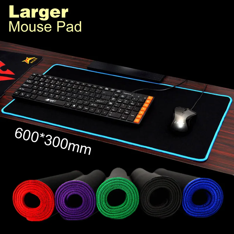 

Fashion Comfort XL Large Size Mouse Pad 600*300*3mm Locking Edge Gaming Edition Mousepad Computer Mice Gamer Play Mat