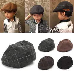Модная Детская Берет для маленьких девочек и мальчиков, шапка с острым носком, детская шапка, шляпы для отдыха, шляпы