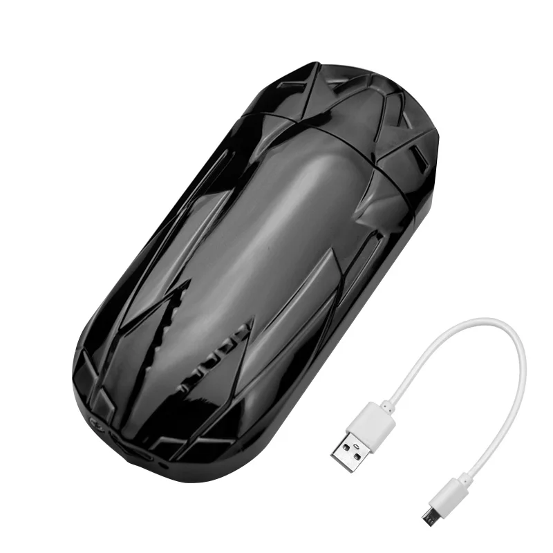 Новая мода электронная сигарета зажигалка автомобиль стиль USB фонарики с Беспламенное ветрозащитное турбо-зажигалка USB гаджет для мужчин