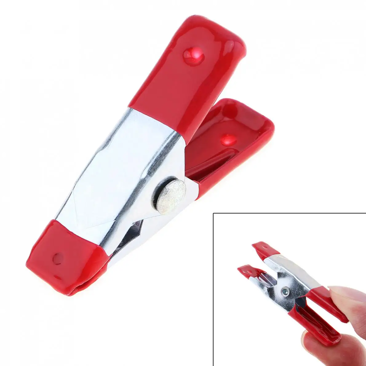

2 Inch Multifunction Metal Sheet Spring Clamps Tent Clip with A-type and Surface Galvanized for Home Office Use