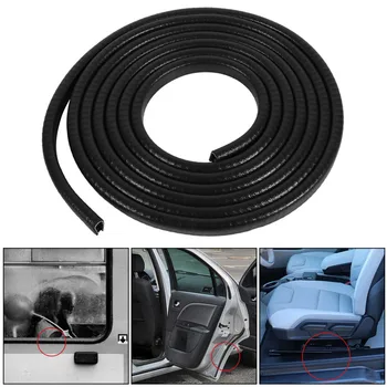 

300cm Rubber Car Door Edge Guard Molding Trim Interior Metel Clips Seal Strip
