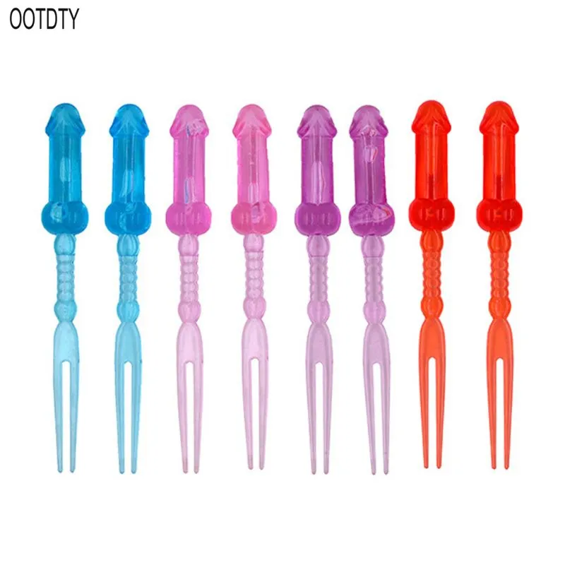 

OOTDTY Plastic Dishes Spoon Cake Fork Knife Fruit Plate Festival Single Party Tableware Supply Tool Kit