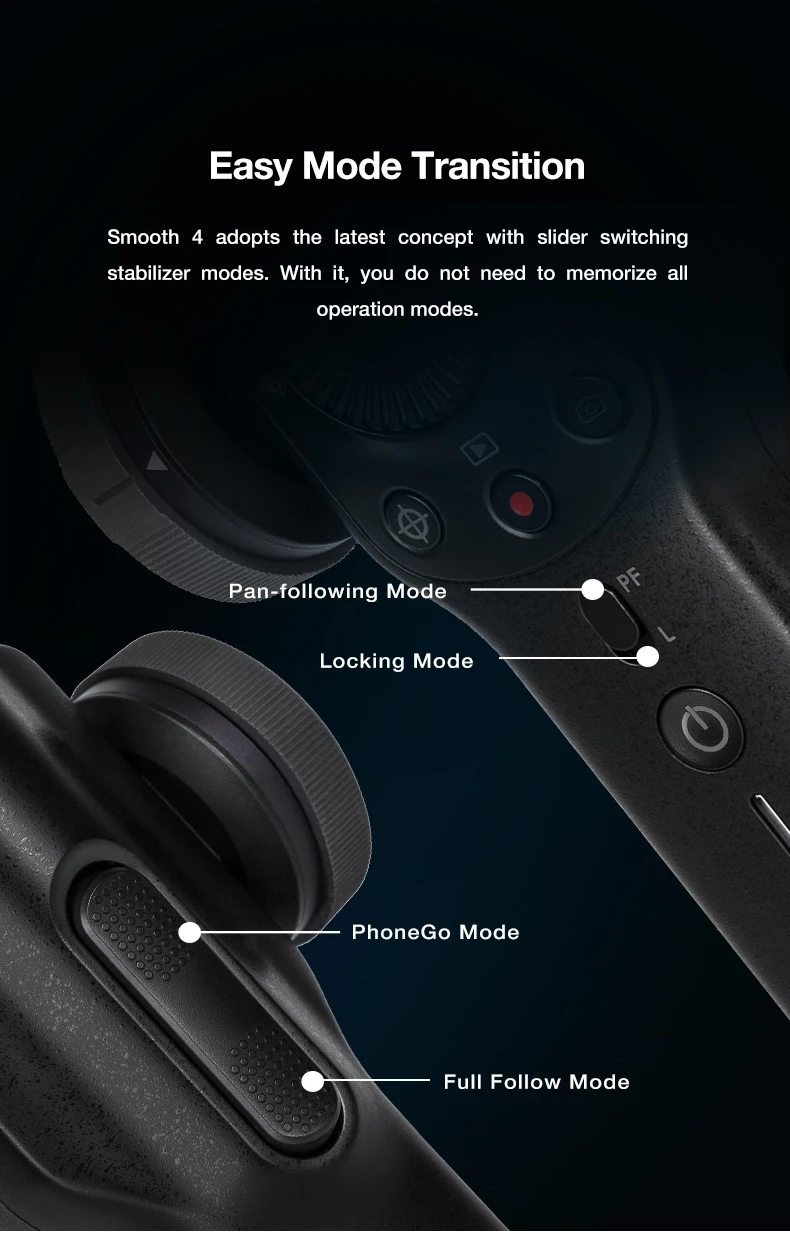 ZHIYUN Smooth 4 3 оси смартфон ручной карданный стабилизатор steadicam для iphone 6 X Экшн-камера huawei P20 Pro Gopro4 SJCAM