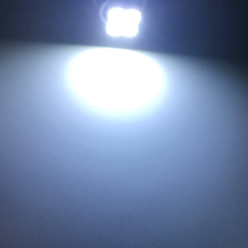CANBUS 2 шт./лот T10 без ошибок 1 Вт W5W 4SMD 5050 специальная форма 48lm светодиодный лампы