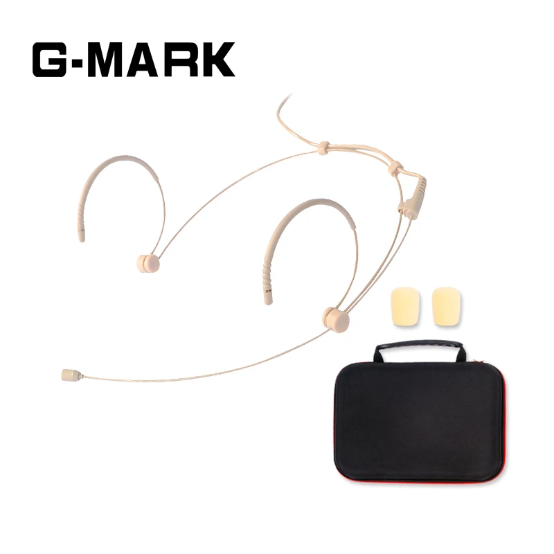 G MARK профессиональная гарнитура для ушей/головной микрофон Shure беспроводной система цвет кожи мини