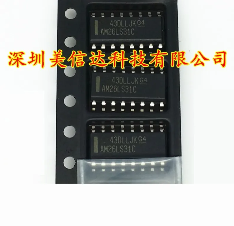 

10pcs/lot AM26LS31CDR SMD-16 AM26LS31C AM26LS31 SOP-16 QUADRUPLE DIFFERENTIAL LINE DRIVER.