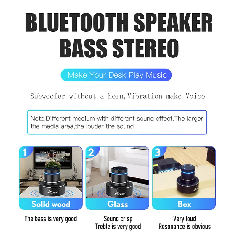 Adin 26W Wireless Bluetooth Speaker NFC Bass Audio Vibration Speaker Touch Subwoofer Hands Free with Microphone Bluetooth 4.0 bluetooth speaker,bass vibration speaker