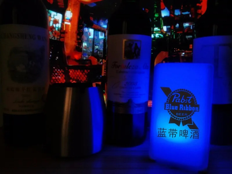 Светодиодный светильник для бара, qr-код, индивидуальный логотип, ресторан, ужин, место для еды, бизнес, милая романтическая лампа, украшение для отеля, настольная лампа, Tabl