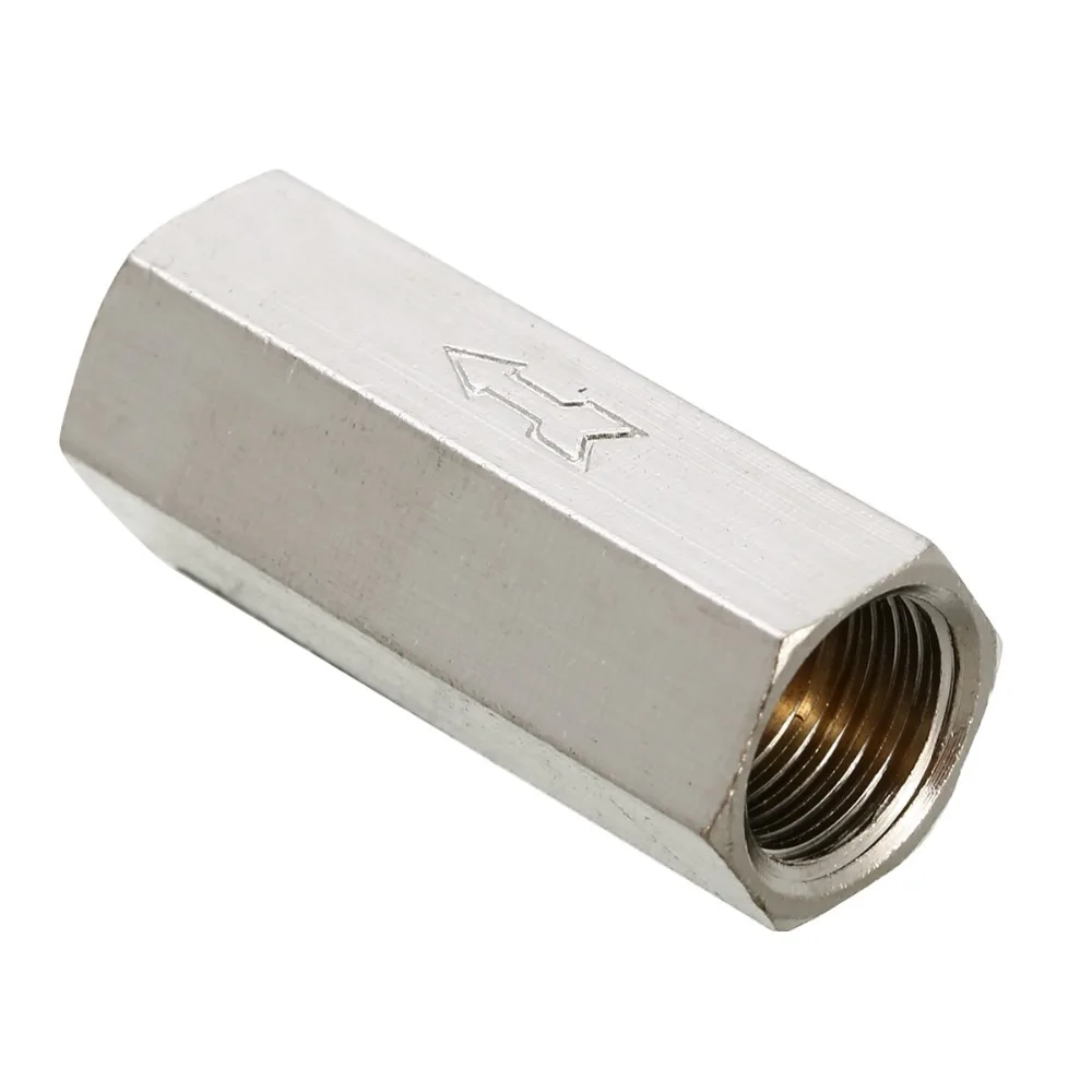 1/4" BSPP Female Full Ports One Way Air Check Valve 