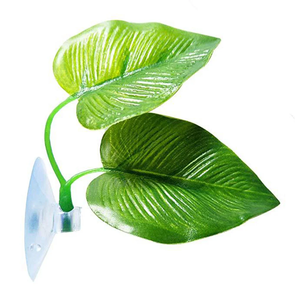 

Oviposition Plastic Rest Landscaping Floating Leaf Simulation Aquariums Betta Bed Decor