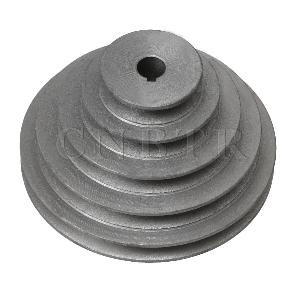 16mm Bore 5 Step A Type V-Belt Pagoda Pulley Belt Outter Dia 54-150mm