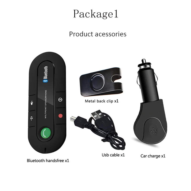 Car Bluetooth Kit Wireless Speaker MP3 Music Player Transmitter With Dual USB Charger