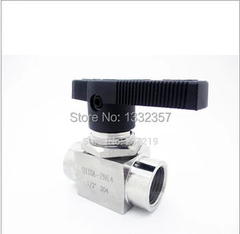 

Free shipping 304 Stainless Steel Ball Valve 1/2" BSPP Female Thread