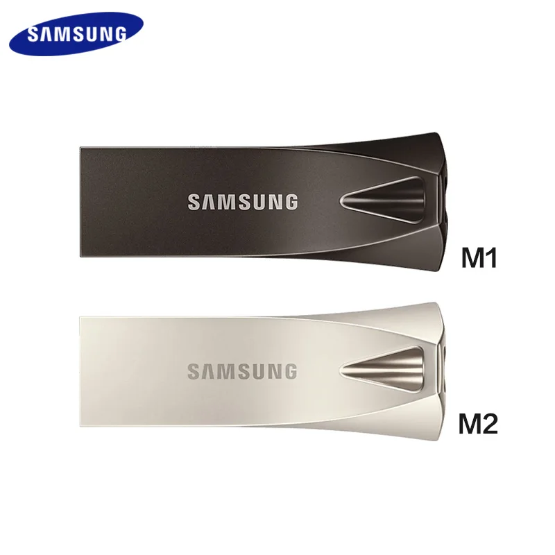 USB флеш накопитель SAMSUNG Bar Plus 64 ГБ 32 скорость чтения 200 МБ/с./с мини флешка 256 128 3 1
