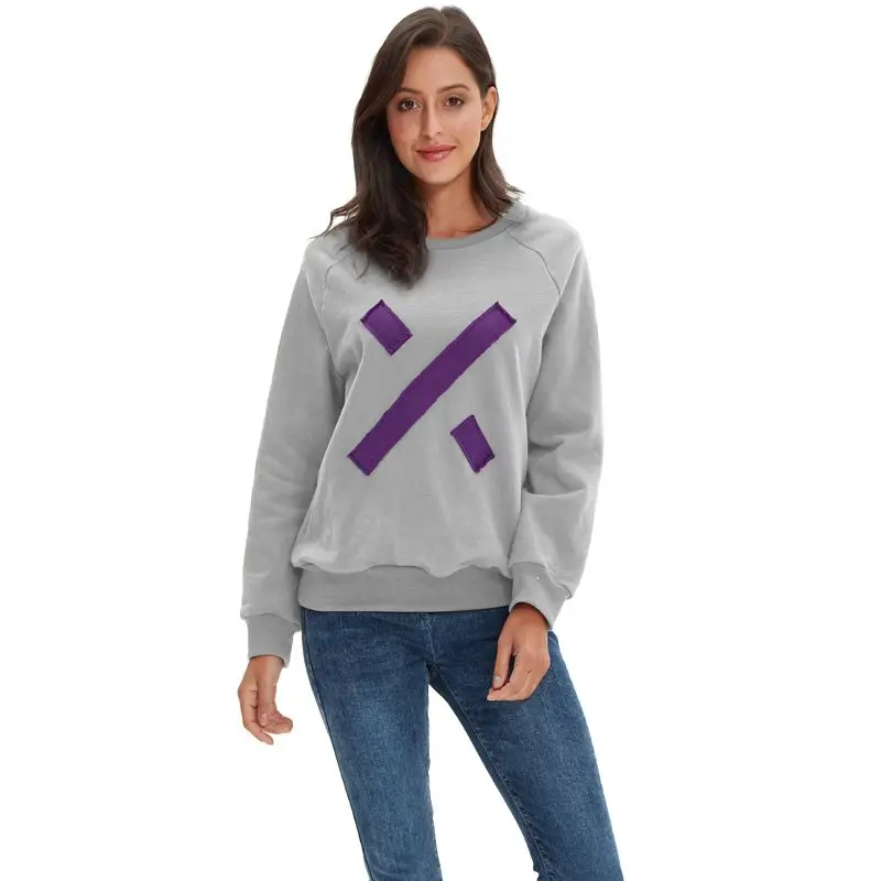 

Casual Cotton Solid Autumn Winter Women Sweatshirt Patchwork Long Sleeve O-neck Ladies Pullover Tops Blouse Oversize M30110