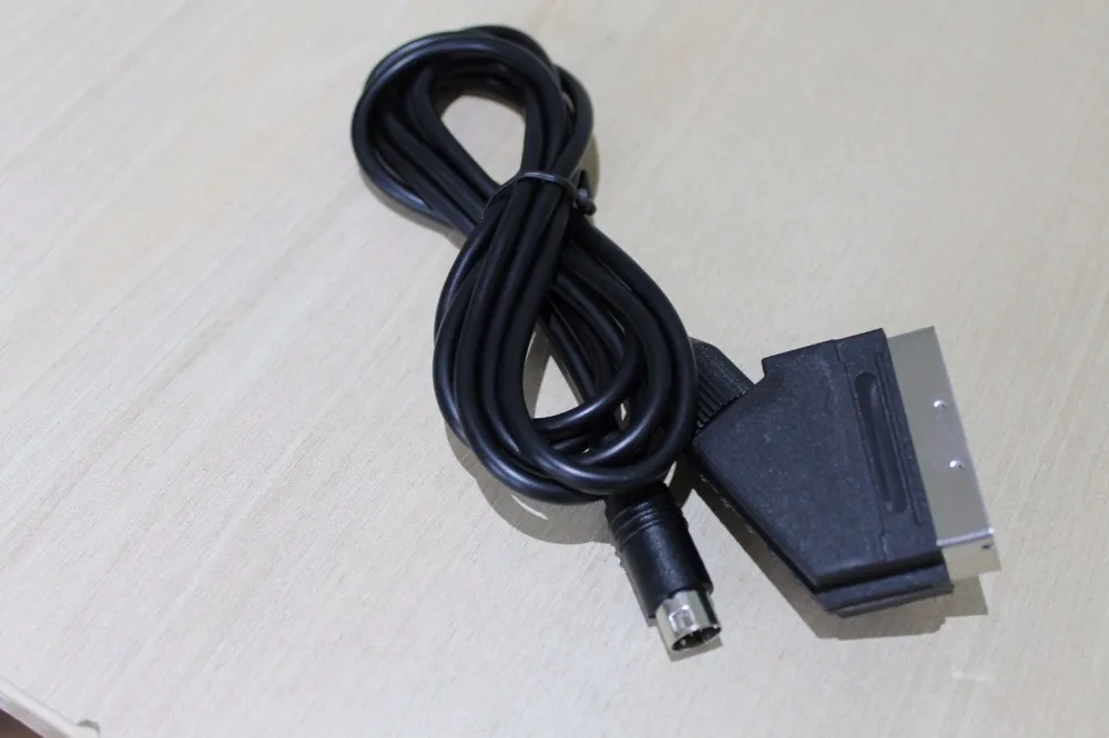 Новый для Sega Saturn консоли полный rgb scart ТВ кабель|lead cable|rgb cablescart cable |