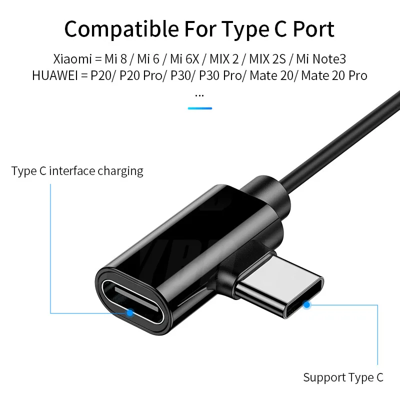 YBD USB Type C наушники для Xiaomi Redmi note 7 pro Huawei p20 p30 стерео звук Проводная гарнитура