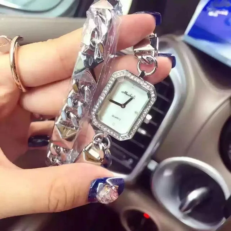 Summer Fashion Girls Watch 2 Layers Chain Bracelet Watches Korean Style Dress Wristwatch New watches for