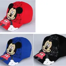 1 шт. популярный мультфильм Дети Прекрасный 3 цвета Микки Мода солнце шляпа Повседневная Косплей детская бейсбольная кепка вечерние подарки