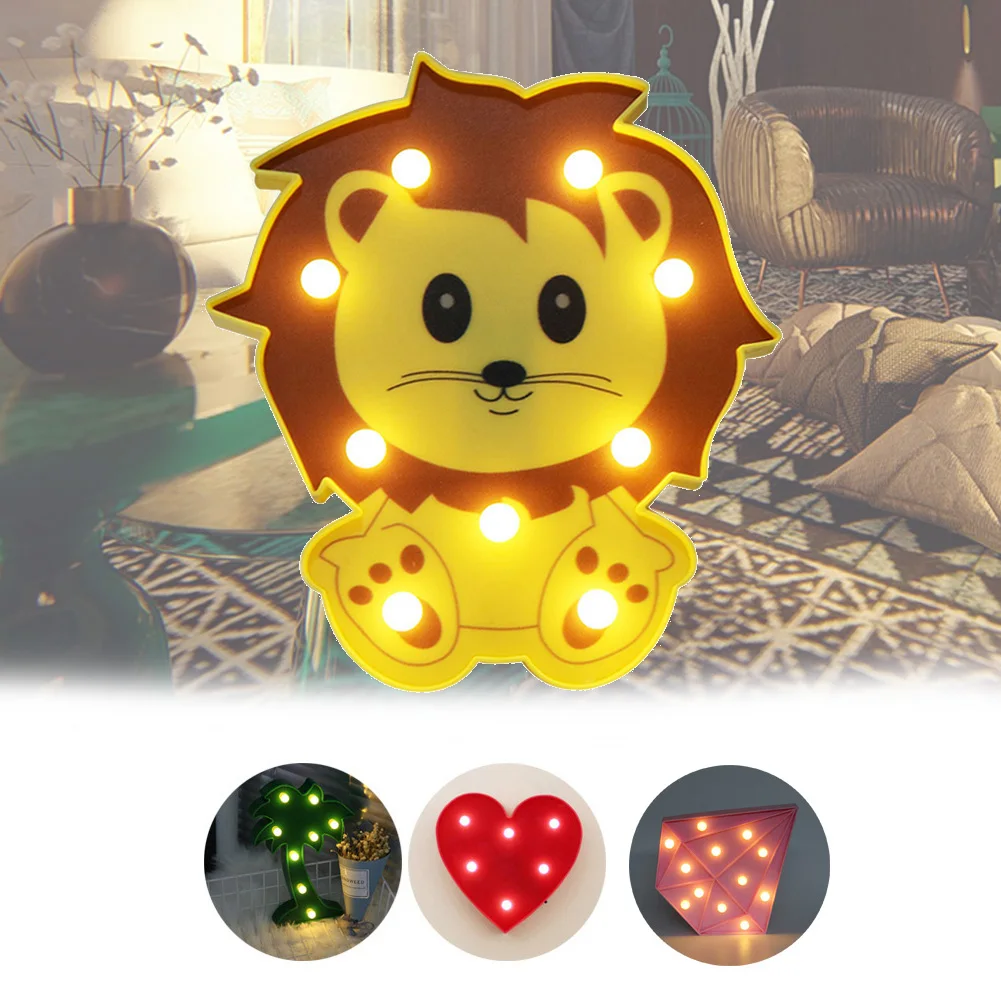 

LED Night Light Cute Animal Night Light for Living Room Bedroom Christmas Party Decoration MJJ88