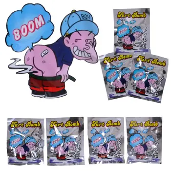 

100pcs/Set Jokes Fool Toy April Fool's Day Tricky Toys Funny Fart Bomb Bags Stink Bomb Smelly Funny Gags Practical for wholesale