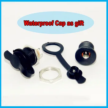 

Free Waterproof Cap,100pcs DC022 5.5*2.1 / 5.5 x 2.1mm DC Power Socket/ DC Connector Panel Mounting DC-022