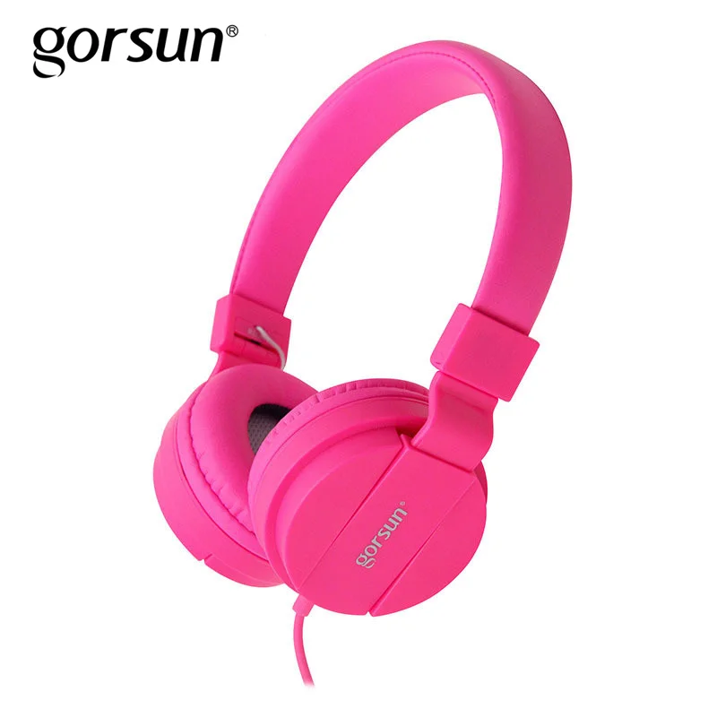 Original Gorsun GS 778 Foldable Stereo Wire Headphone 3 5mm Stretching Music Headphones Headset For Computer Phones Tablets