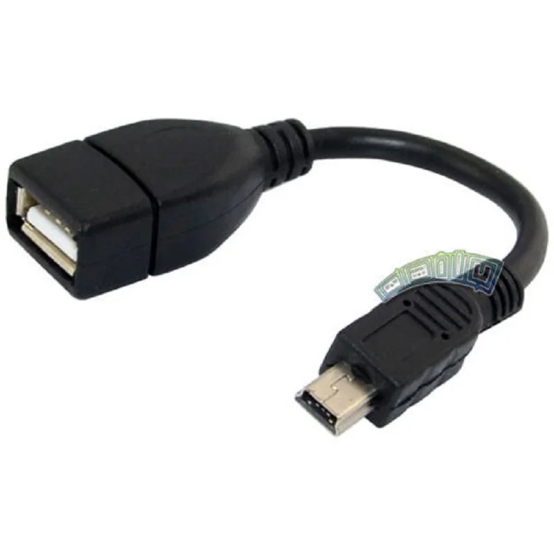 DANSPEED Новый USB 2 0 A гнездовой разъем для Mini B Мужской 5Pin OTG Хост удлинитель шнур 10