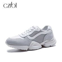 Czrbt весна женская обувь из натуральной кожи без каблука женская обувь на платформе в сдержанном стиле Кружево на шнуровке Повседневная обувь женские Большой размер, туфли на плоской подошве