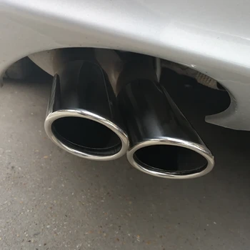 

MONTFORD For Benz W204 C63 C180 C200 C220 C230 C250 C280 C300 C350 W204 Tail Exhaust Muffler Tip End Pipes Silencer Tail Pipe