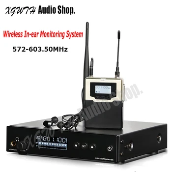 

UHF Wireless In Ear Monitor System Professional Monitoring In-Ear System for Stage Performance Church Bar Singing