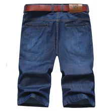 ICPANS джинсовые мужские шорты кэжуал свободные синие Черные карго мужские шорты летние джинсы до колена Короткие джинсовые женские укороченные брюки больших размеров 40 42
