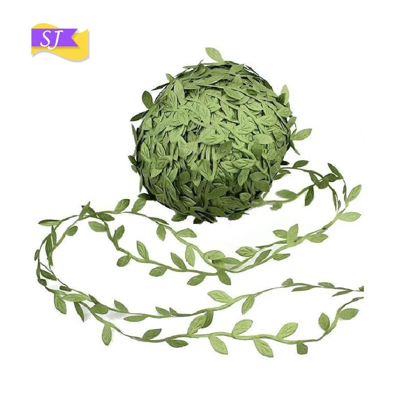 

20 yards simulation leaves leaves garland decoration accessories cloth green leaf cane artificial flowers