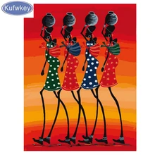Мозаичная Алмазная картина для женщин в Африке, алмазная вышивка, полностью квадратные стразы, 5d алмазная картина для портрета, фото на заказ