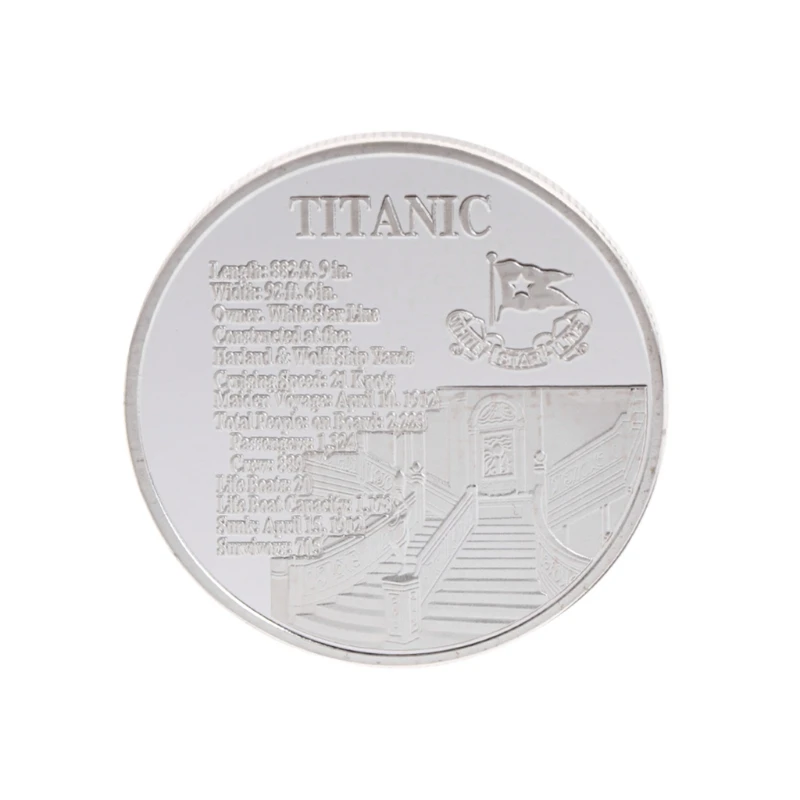 Памятная монета Титаник корабль случай художественные подарки для коллекции BTC Биткоин сплав