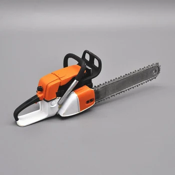 

1/6 Orange Chainsaw Saw Models for 12''Action Figures Bodies DIY Scene Accessories