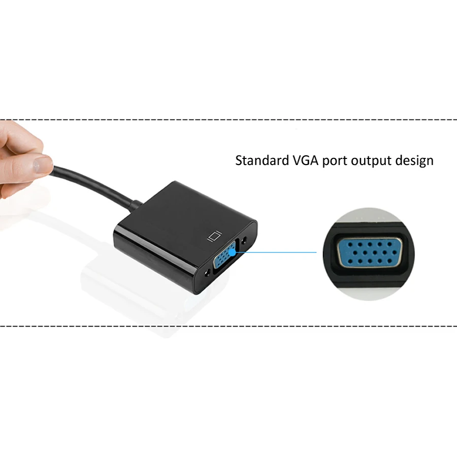 Onvian DisplayPort DP to VGA Кабель адаптер 1080P конвертер Папа мама кабель для ПК компьютера