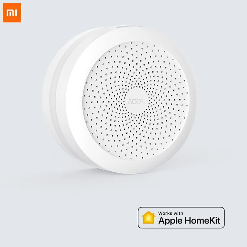 Xiao mi Aqara концентратор mi шлюз с RGB светодиодный ночной Светильник Smart Work с для Apple Homekit International Edition