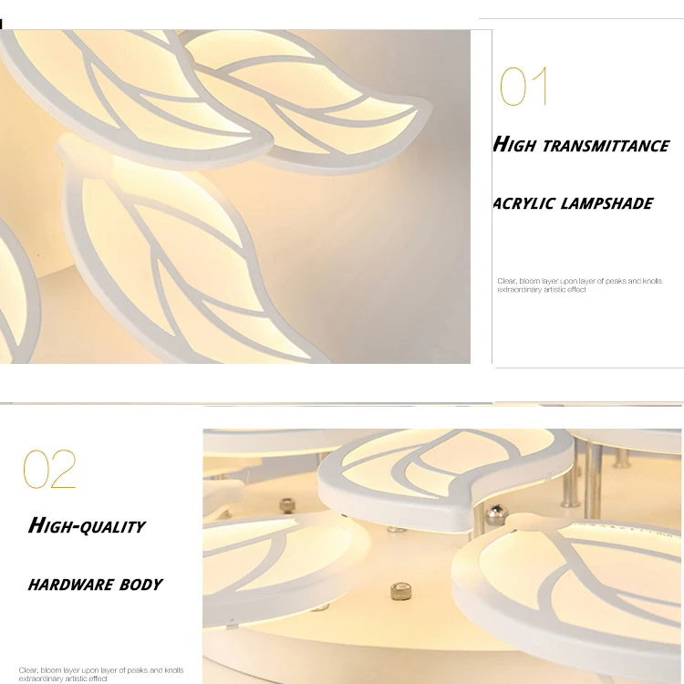 Современная светодиодная люстра, приложение с дистанционным управлением, акриловые светильники для гостиной, спальни, дома, люстра, потолочные светильники